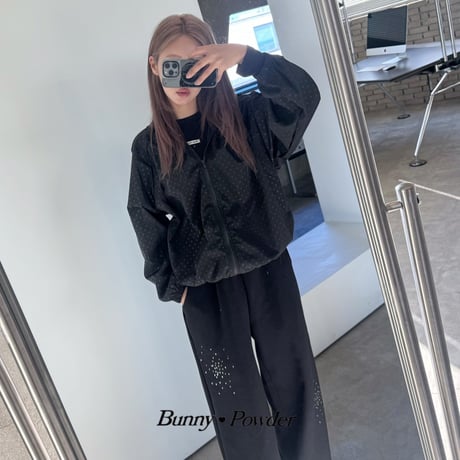 bunnypowder/33. fril hood jumper ADULT