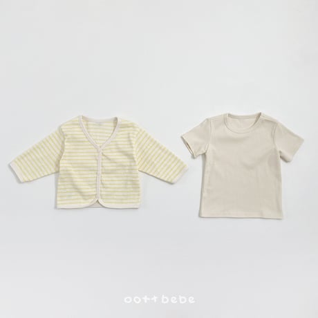 oottbebe/5. pail dangara cardigan set XS(1-2Y)-XL(6-7Y)
