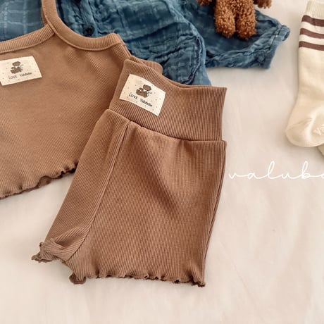 valubebe/88. bold curly shorts  6M-S