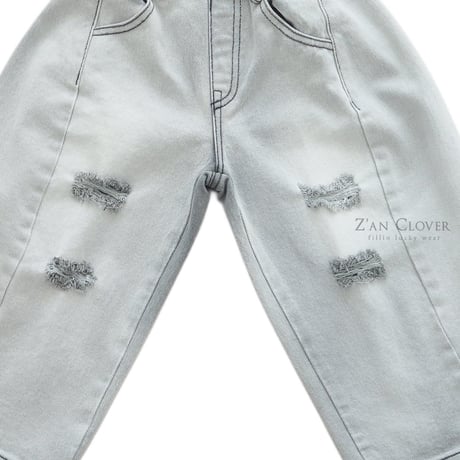 zanclover/21. D line damage denim pants 3-11