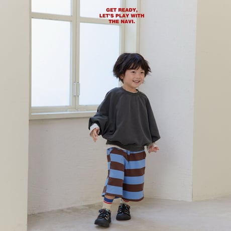 navi/10. square bermuda pants 2XL-JL