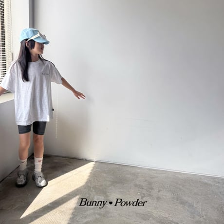 bunnypowder/86. bunny half t T-shirt 2XL-4XL