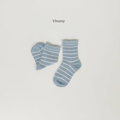 vbunny/7. cream soda socks set M(130-150)-XL(180-210)