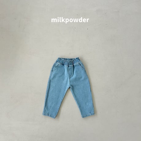 milkpowder/46. cube denim pants 13-15