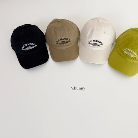 vbunny/8. sanfran cap FREE(48-53CM)