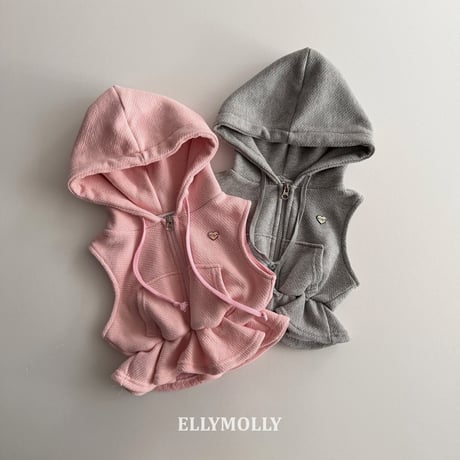 ellymolly/93. flare hood vest 5-11