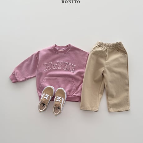 bonito/67. maybe pigment man-to-man 12M-XL