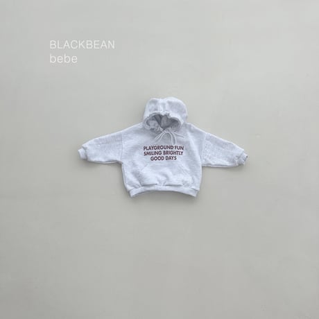 blackbean/21. play bebe hood T-shirt S-M