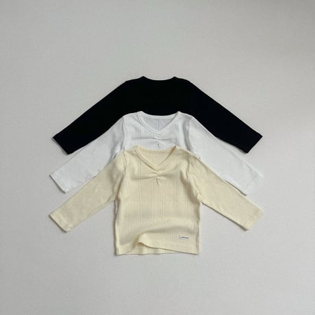 atomeme/1. Lily Shirring T S-XL