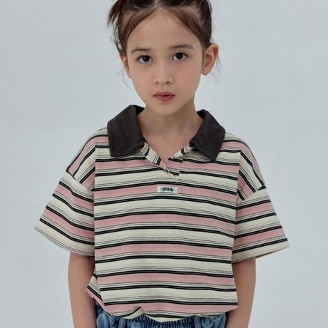 growb/51. track collar T-shirt JS-JL
