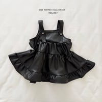 melikey/87. chic ledder kangkang one-piece XS-XL