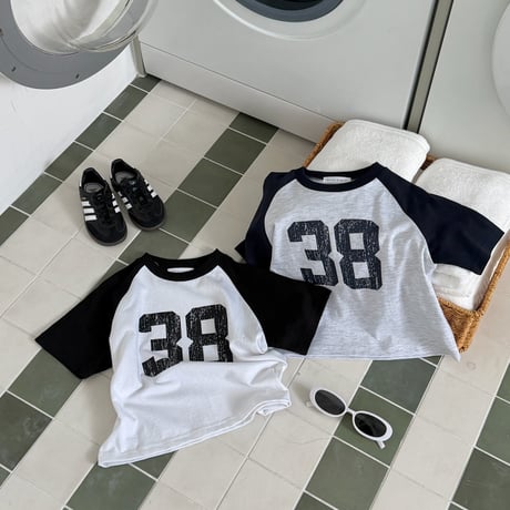 matilda/53. 38 two color raglan T-shirt 5-13