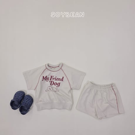 soybean/12. plan ) my Friend updown set XS-XL