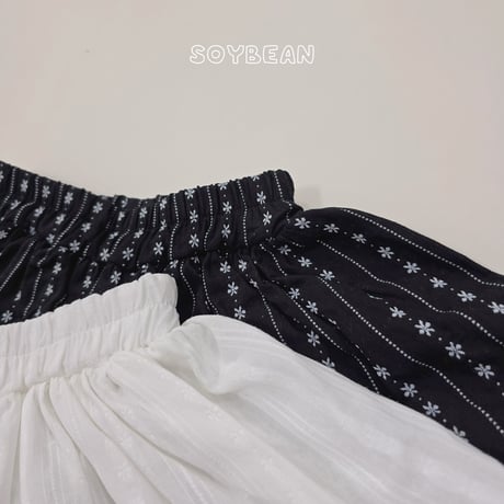 soybean/19. plan ) embroidery skirt pants XS-XL