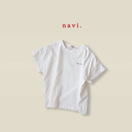 navi/70. simple T-shirt S-XL
