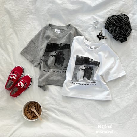 secondmoment/64. kitch half t T-shirt S-XL