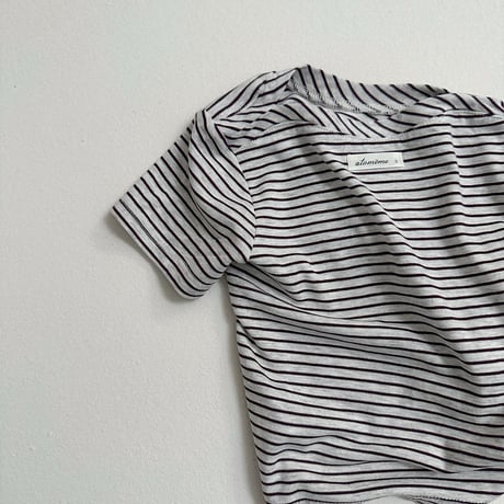 atomeme/44. Ciel Striped T-shirt S-XL