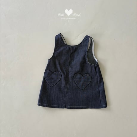 lalaland/33. heart pocket one-piece XS-XL