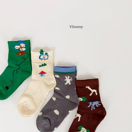 vbunny/80. socks set M(130-150)-XL(180-210)
