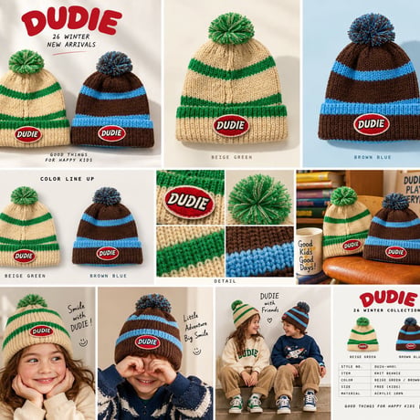 dudie/44. DU banul Street beanie FREE(48CM-54CM)