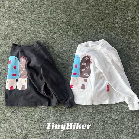 tinyhiker/2. mushroom T-shirt XS-XL