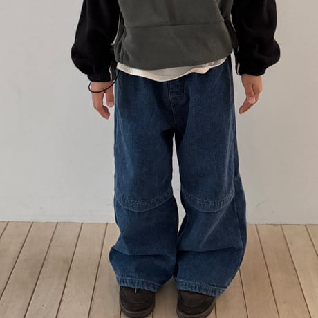 hibuddy/1. bonding denim pants S-XL
