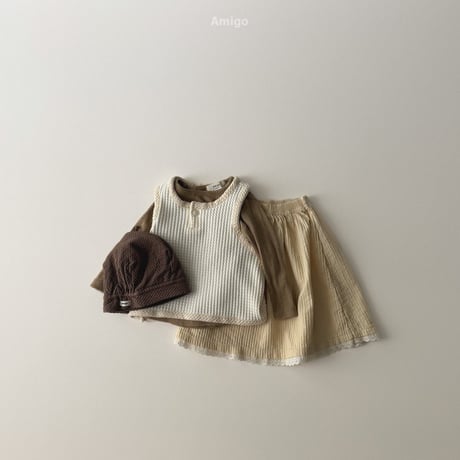 amigo/35. shushu shirring skirt XS-XL