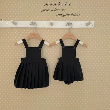 monbebe/27. emma pleated overalls & suit skirt S(6-12M)-M(12-24M)