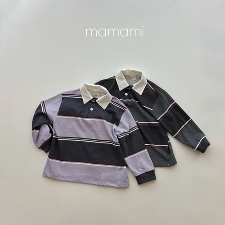 mamami/44. mood collar T-shirt XS-XL