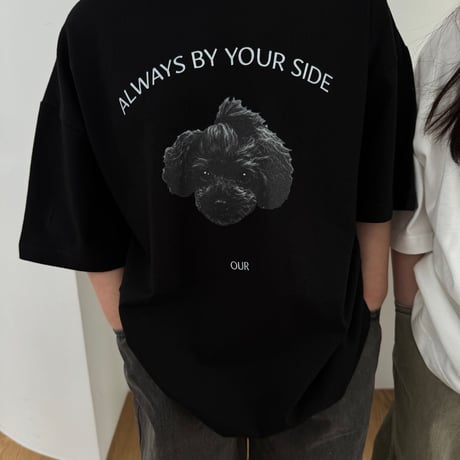 our/1. poodle T-shirt S-XL