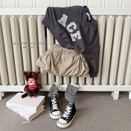 melikey/63. shirring pumpkin skirt XS-XL