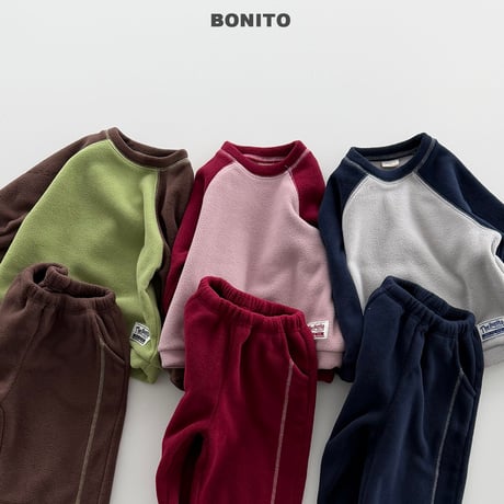 bonito/8. plan ) two ton raglan set JS-JM