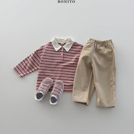 bonito/53. tommy st collar T-shirt 12M-XL