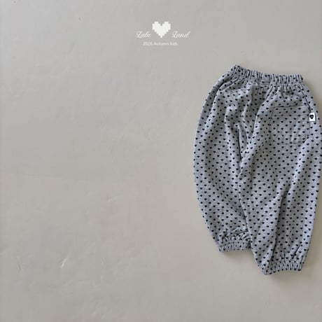 lalaland/26. heart jogger pants XS-XL