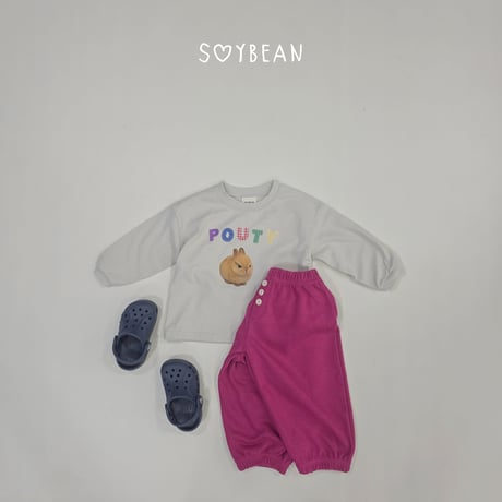 soybean/102. plan gri bunny T-shirt JS-JM