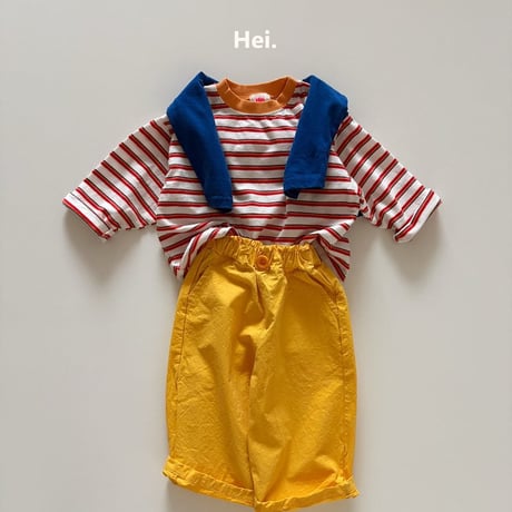 hei/2. two color dangara T-shirt XS-XL