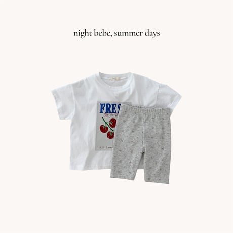 nightbebe/6. cherry T-shirt XS-XL