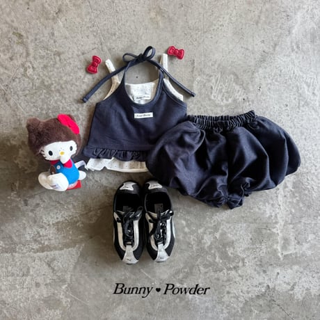 bunnypowder/208. denim holter bustier S-XL