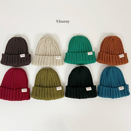 vbunny/75. kozi beanie FREE(47CM-52CM)