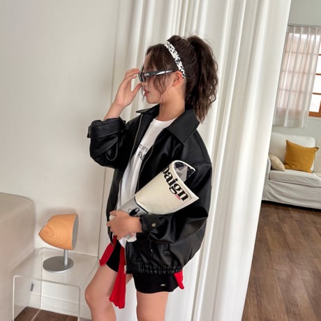 matilda/7. leather blouson 5-13