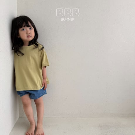 bellabambina/106. 26 summer bangbang plain T-shirt 12M-XL