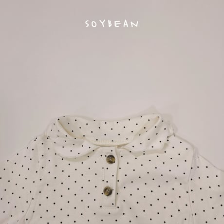 soybean/145. dot fril T-shirt XS-XL