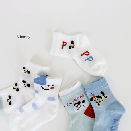 vbunny/5. dog socks set S(130-150)-L(180-210)