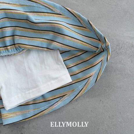ellymolly/51. sky fril skirt 13-15
