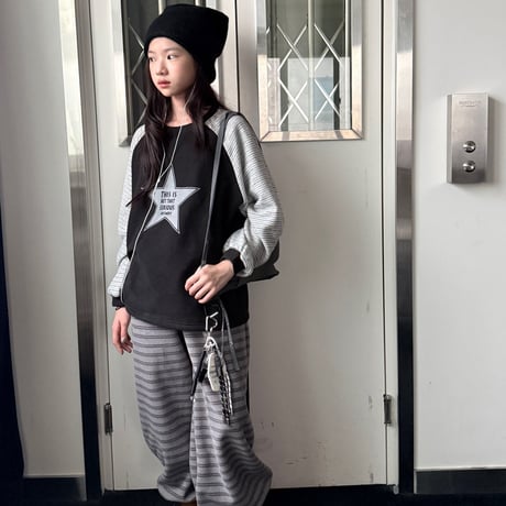 comma/34. star ragran T-shirt 110-130