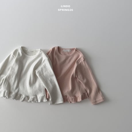 lindo/70. may fril T-shirt XS-XL