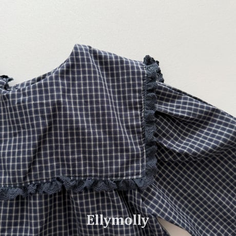 ellymolly/36. musk check blouse 5-11