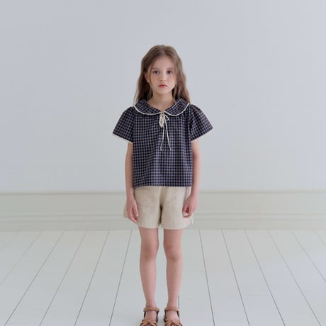 bellot/30. loe check blouse JS-JM