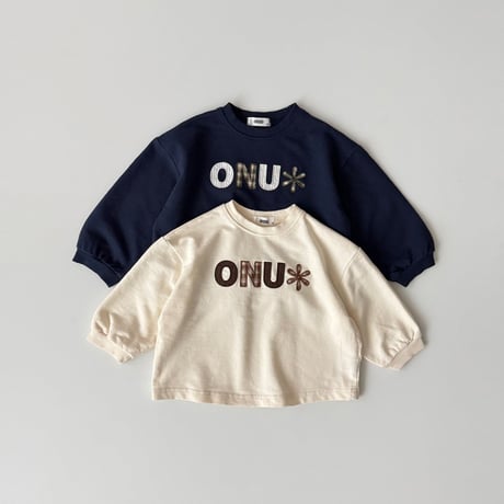 onu/8. embroidery patch T-shirt BABY(12M)-XL(6-7Y)