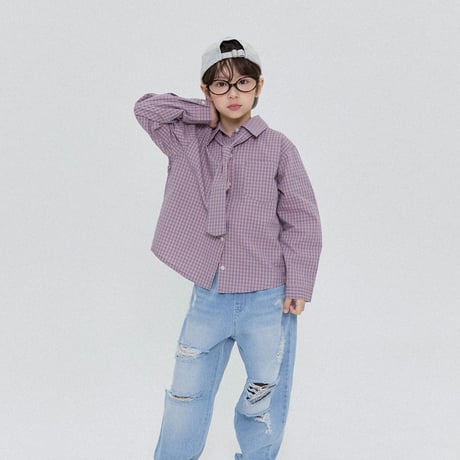 forkchips/49. mile check shirt M-XL